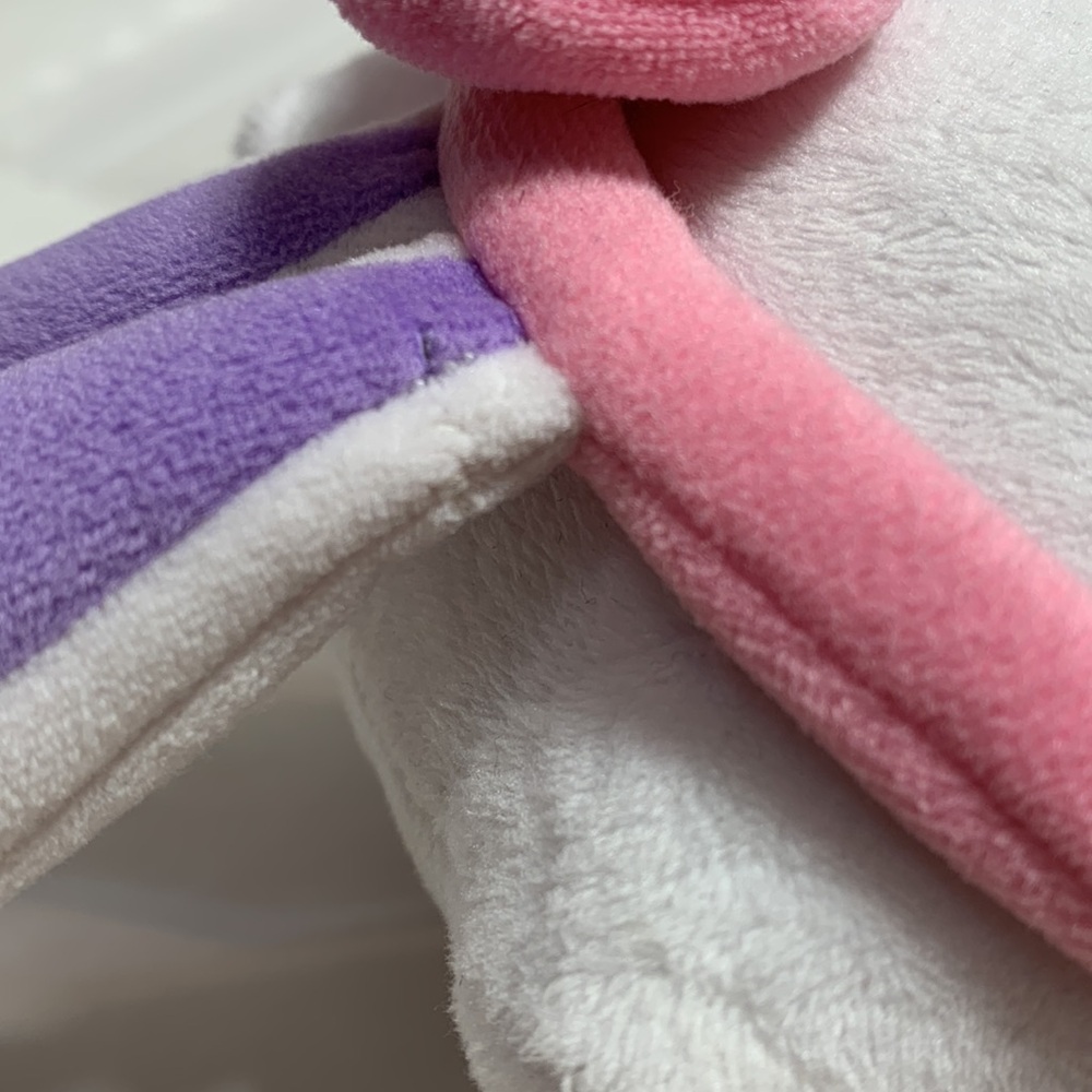 6” Ty Hello Kitty w/Bunny Ears Plush Beanie by Sanrio - Picture 9 of 11